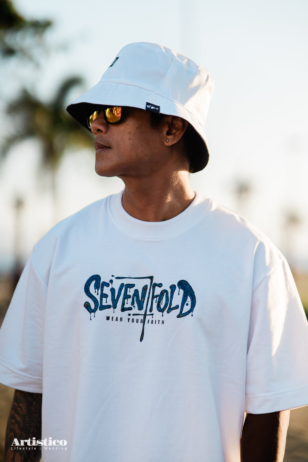 Seventh Line Essential White Oversized Tee