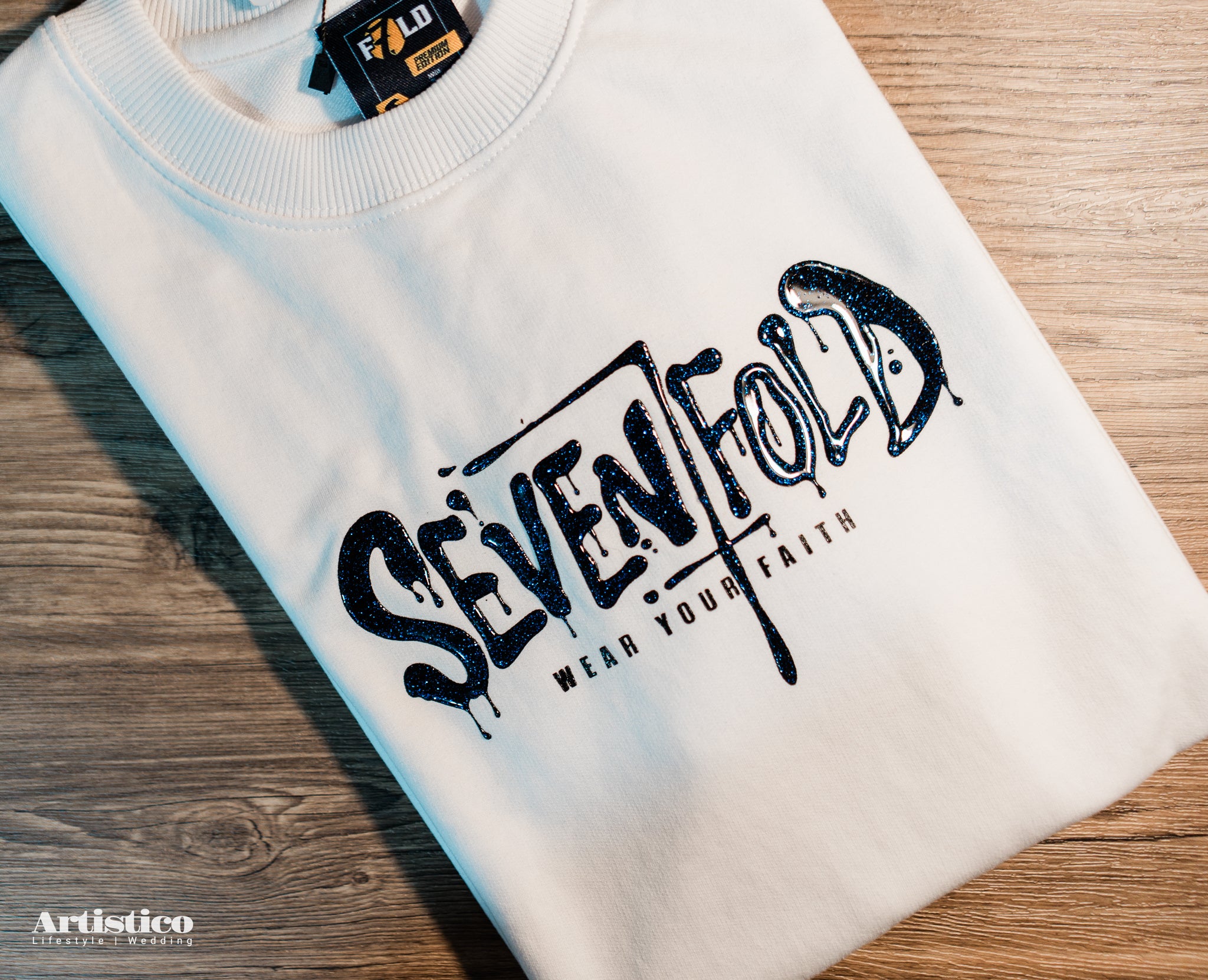 Seventh Line Essential White Boxy Cropped Tee