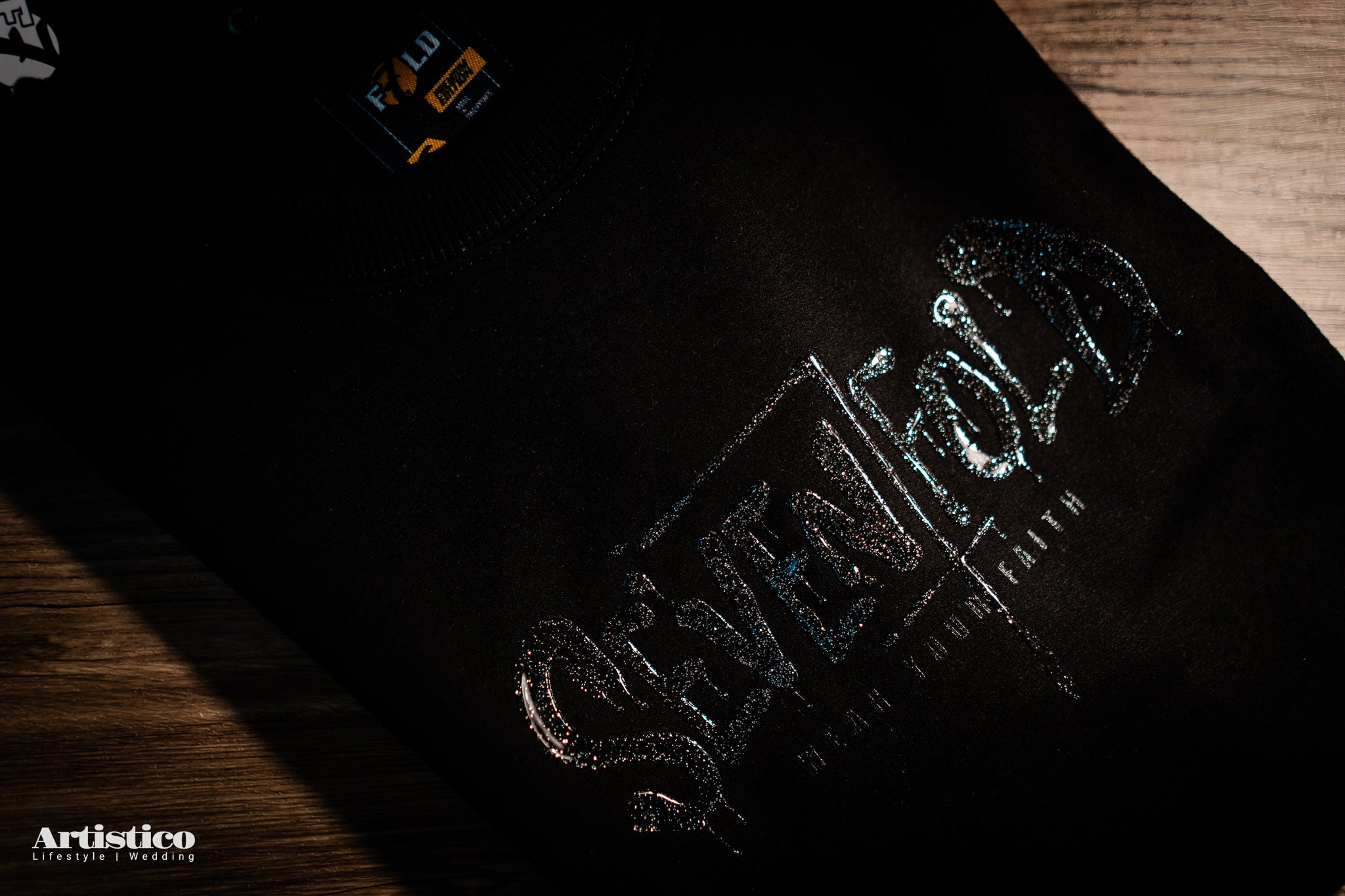 Seventh Line Essential Black Oversized Tee